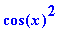 cos(x)^2